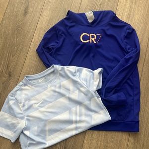 Cristian Ronaldo Nike Tee and Hoodie Lot